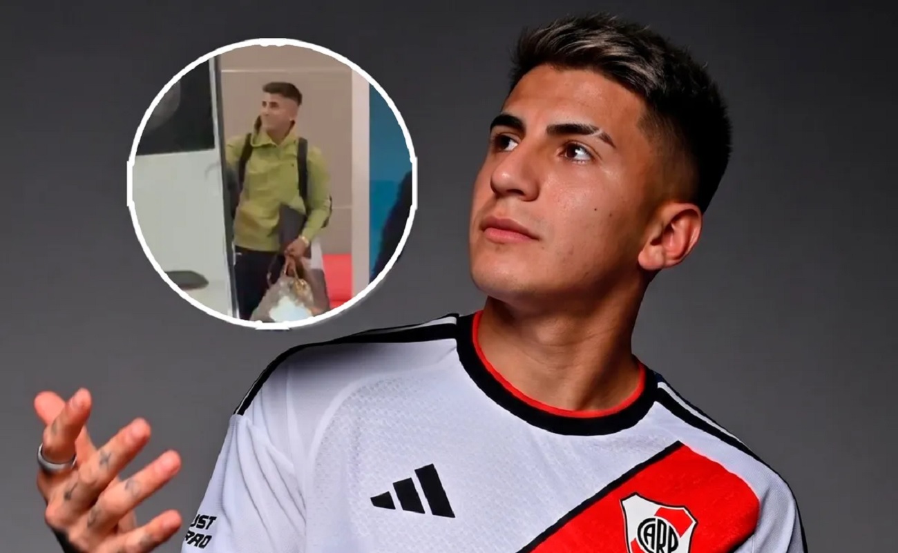 Thiago Almada se incorpora a River Plate y realiza su primera práctica