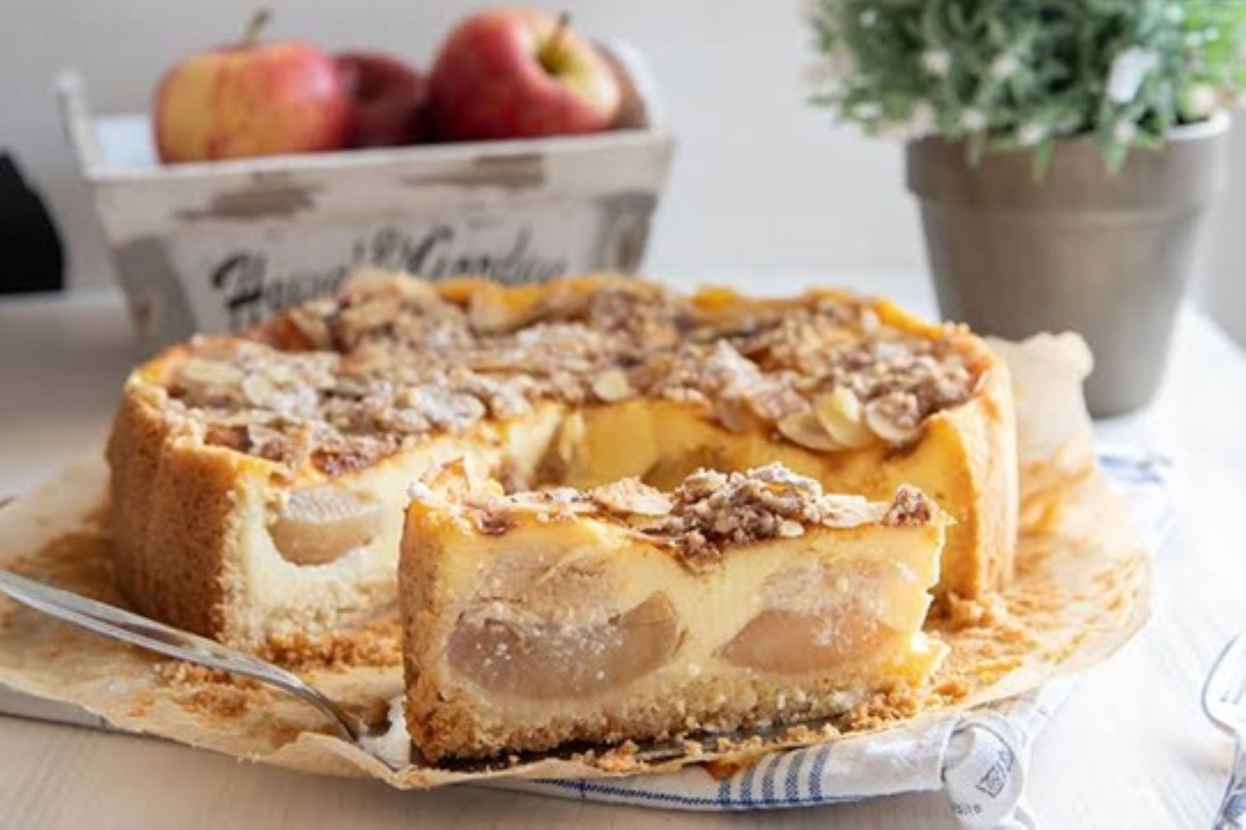 Preparación de torta de manzana alemana: un clásico reconfortante