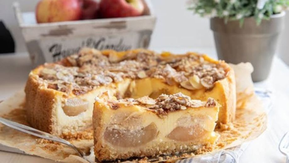 Cómo hacer torta de manzana alemana: receta.-