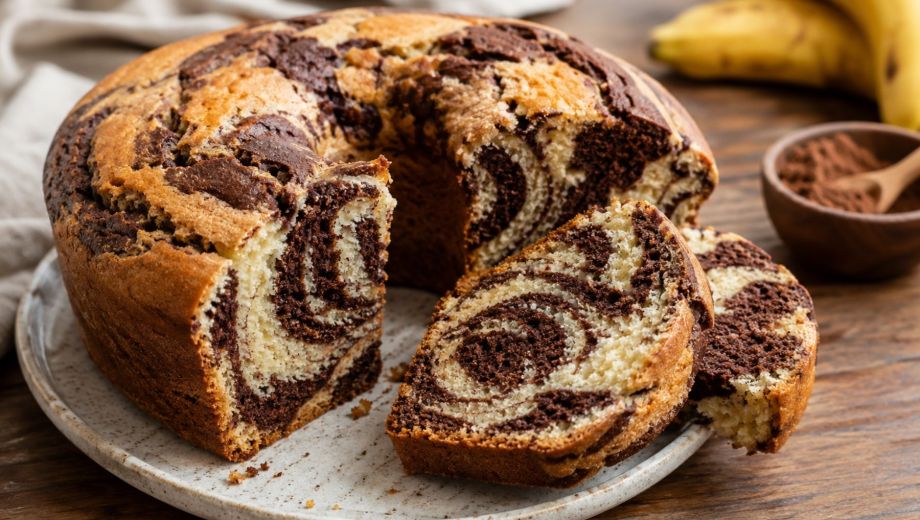 La torta marmolada saludable que se prepara en pocos pasos. Foto ilustrativa.