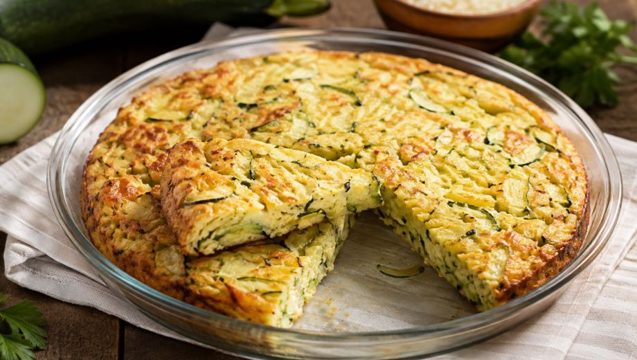 La receta de tarta de zapallitos sin harina ideal para una comida liviana. Foto ilustrativa.