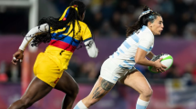 Imagen de De Dina Huapi a la Selección de Rugby: Brisa Borda cumplió su sueño y festejó con la camiseta que guardó durante años