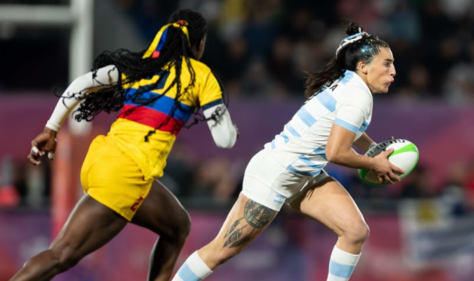 Brisa tiene 27 años y juega al rugby desde los 13. Foto: gentileza
