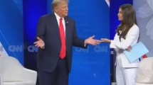 Imagen de Donald Trump increpó a una periodista de CNN durante su llegada a la ONU: «No deberías estar acá»