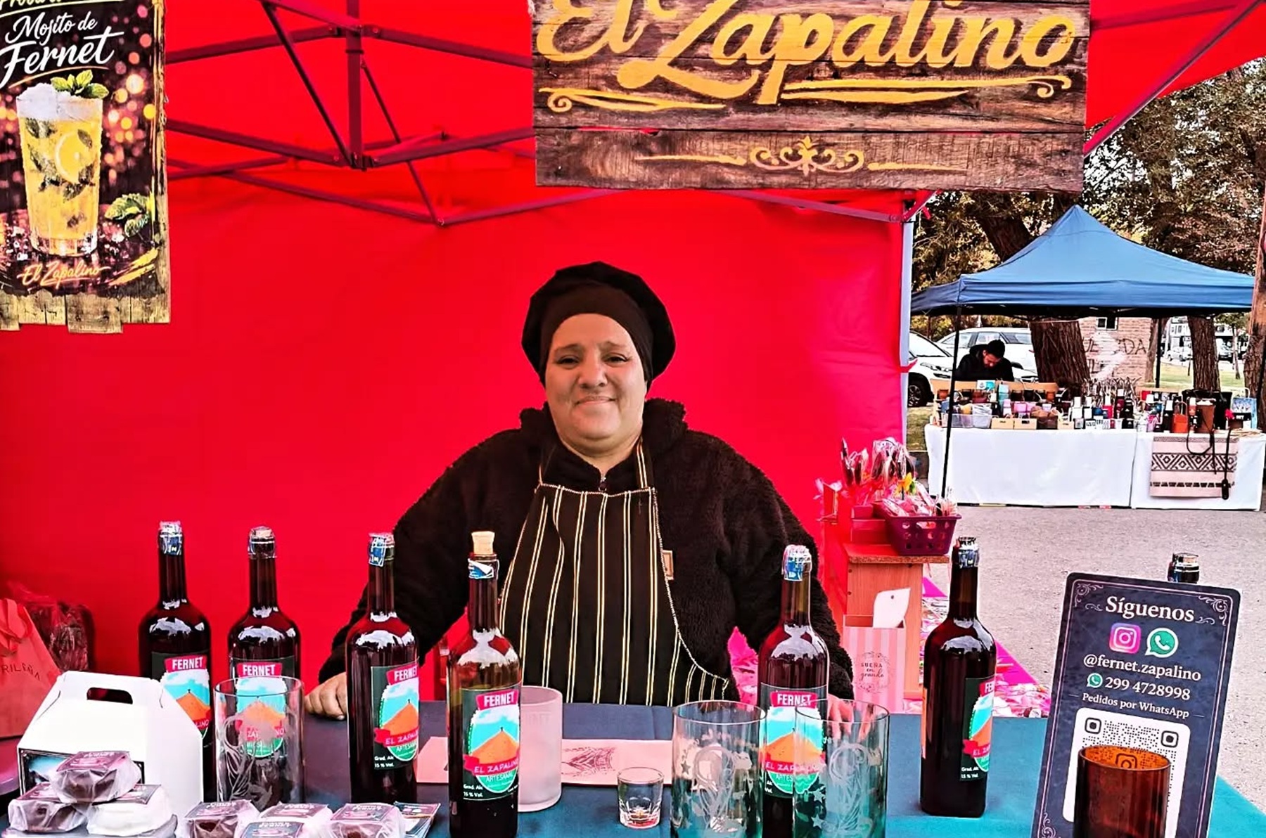 Un emprendimiento de fernet le dio nuevas fuerzas a una mujer de Zapala