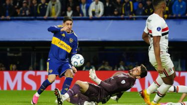 Copa Sudamericana: Boca hizo los deberes y le ganó a San Pablo por 1 a 0 en la ida de los cuartos de final