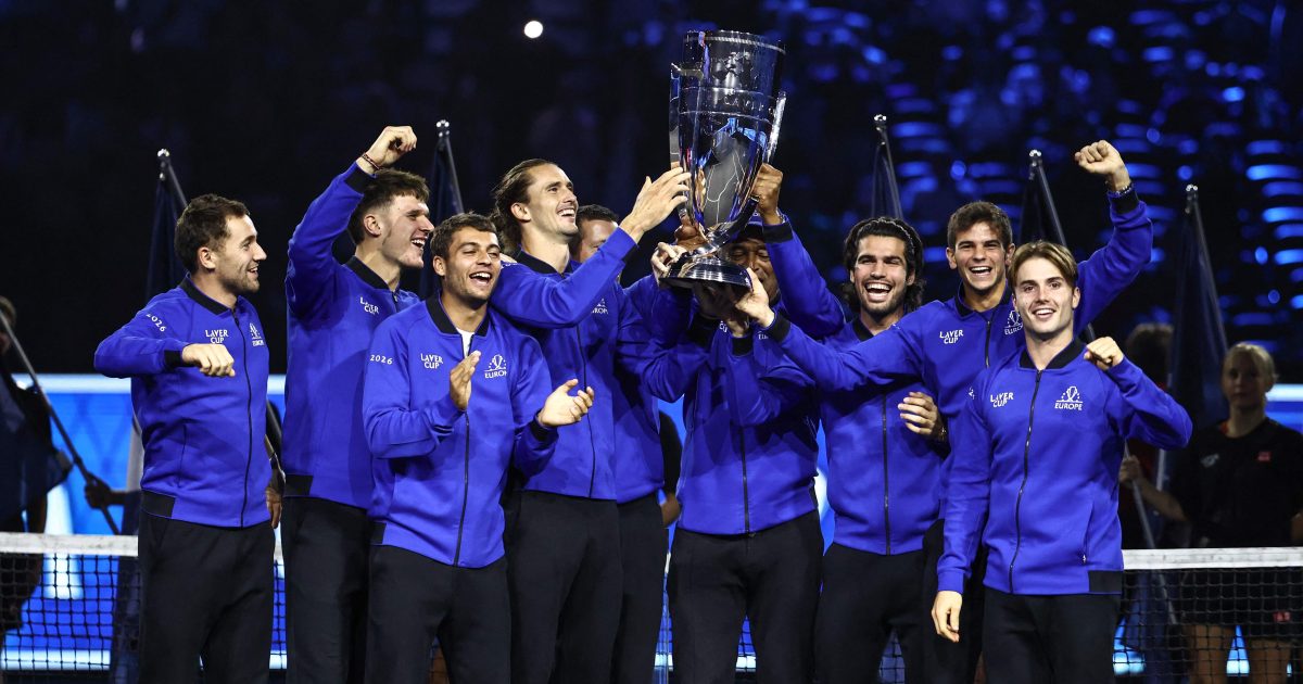 Europa se consagra en la Laver Cup y Cerúndolo se queda sin festejo