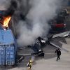 Imagen de Tragedia en vivo: cayó un helicóptero de prensa en Los Ángeles, hay tres muertos
