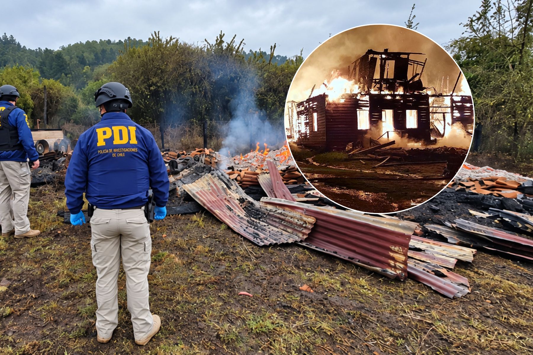 Chile impone más de 1.000 años de prisión a 18 mapuches por atentado incendiario