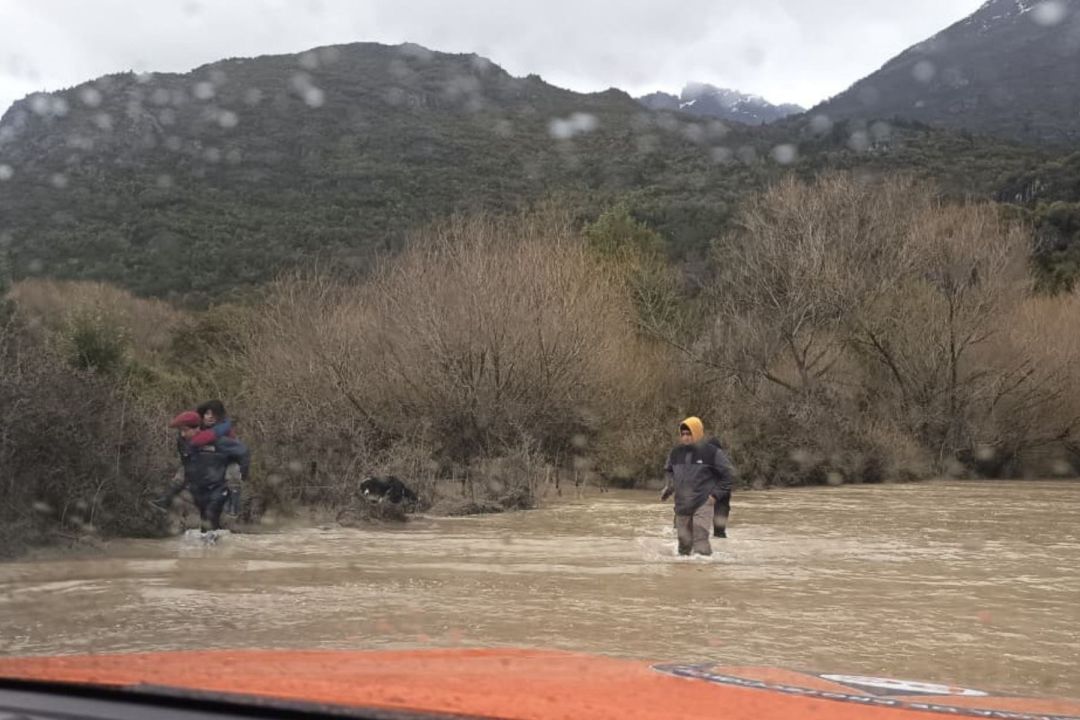 Operativo en la Zona Andina. (Foto: gobierno de Río Negro)