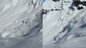 Avalancha en Cerro Chapelco: dos esquiadores quedaron a metros y se salvaron de milagro