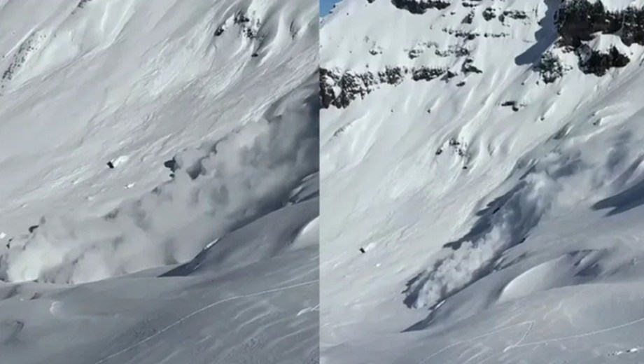 Avalancha en Cerro Chapelco.