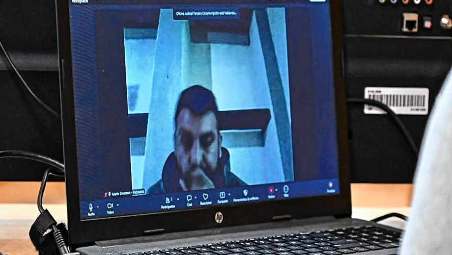 Rubén Emerson Marín permanece detenido y será juzgado en octubre por el crimen ocurrido en Bariloche en julio de 2025. Foto Alfredo Leiva.
