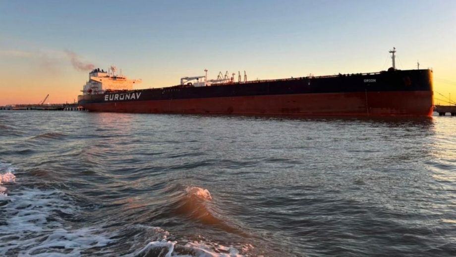 Orion cargará 121.000 toneladas de petróleo rumbo a Estados Unidos. Foto: gentileza.