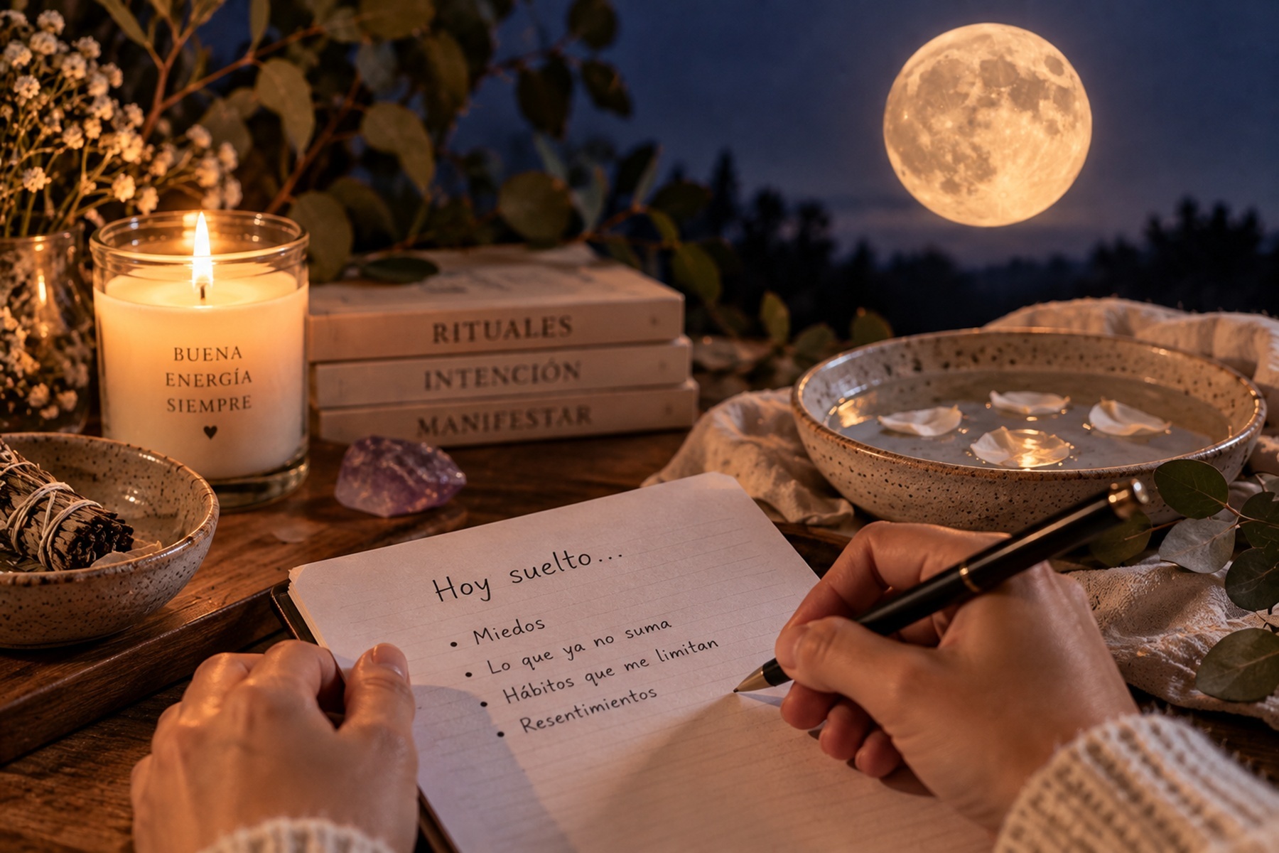Rituales de Luna llena: qué hacer para cerrar ciclos el 26 de septiembre