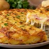 Imagen de Tortilla de papa al horno con jamón y queso: fácil, económica y sin fritura
