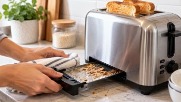 Cómo limpiar la tostadora: el electrodoméstico que acumula migas y grasa sin que lo notes