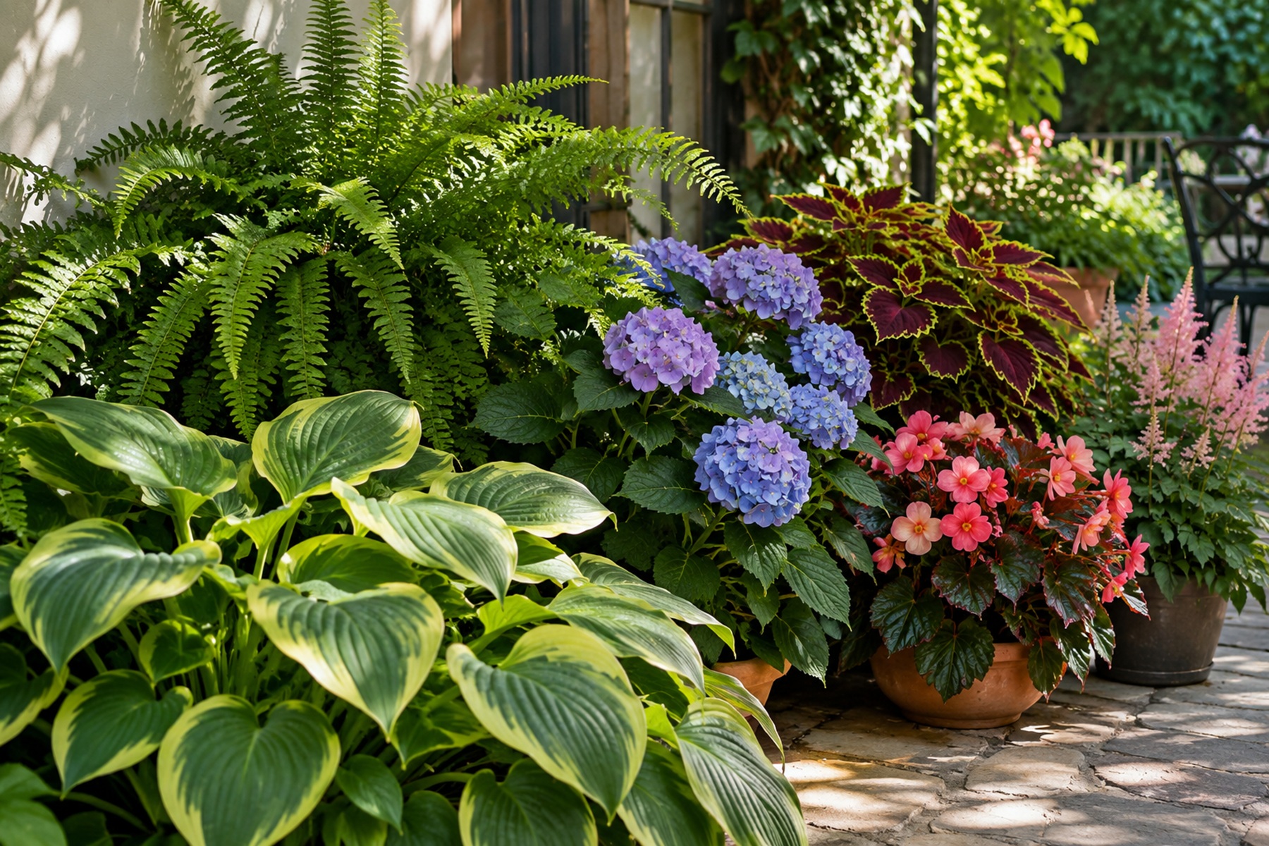 Plantas ideales para jardines con poca luz solar
