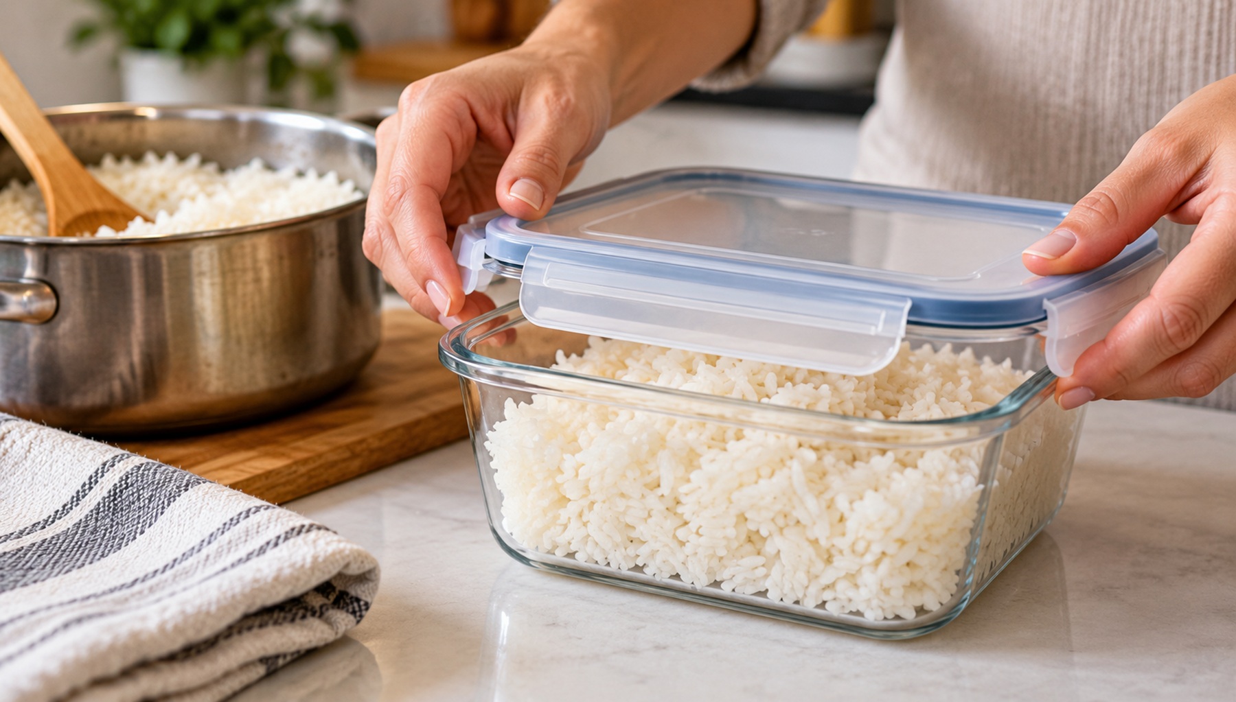 Cómo conservar el arroz cocido de forma segura para evitar riesgos