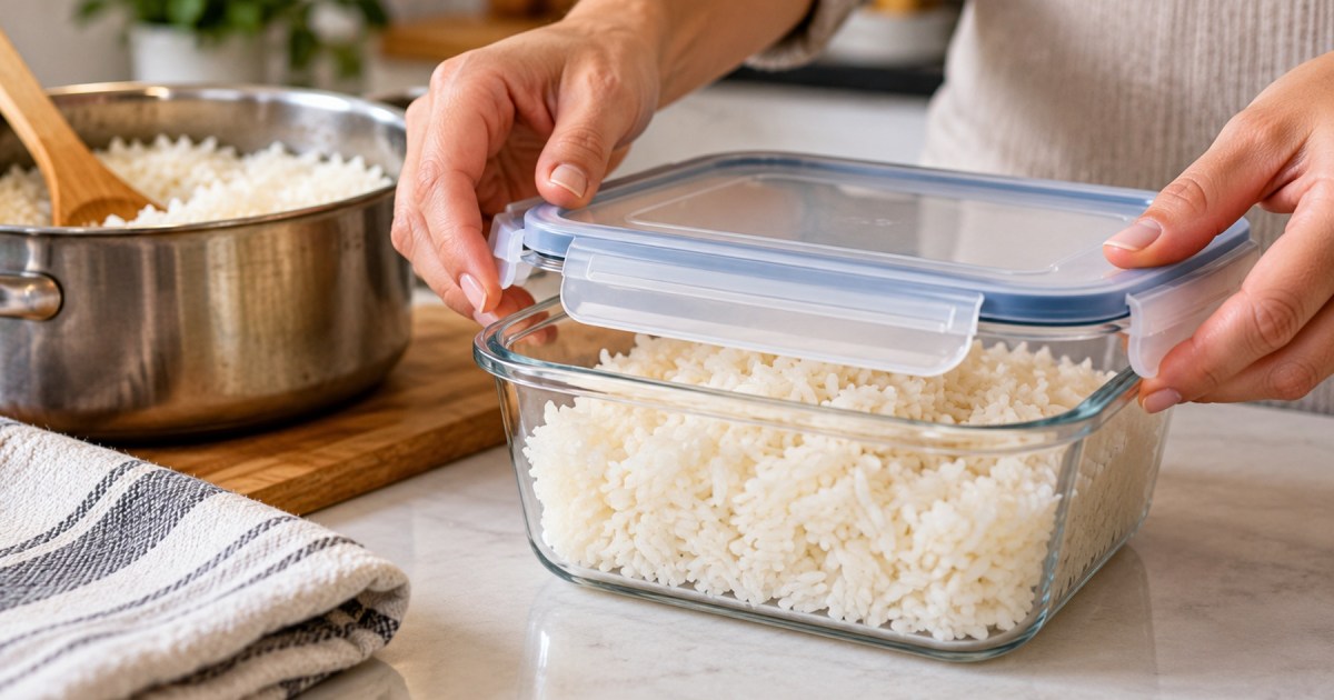 Cómo conservar el arroz cocido de forma segura para evitar riesgos