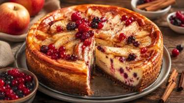 Cómo preparar un cheesecake de manzana y canela: receta fácil y elegante para disfrutar