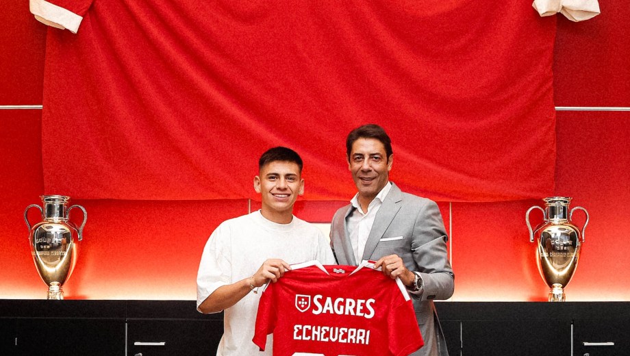 El Diablito Echeverri lucirá la 30 de Otamendi en Benfica.
