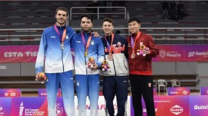 Juegos Suramericanos: es italiano, decidió representar a la Argentina por su abuelo y ganó la medalla de plata en esgrima