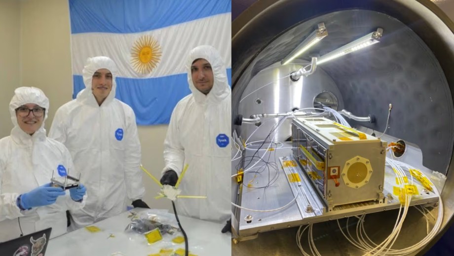 Estudiantes argentinos desarrollaron un satélite que será lanzado por SpaceX. (Foto Aldana Guilera)