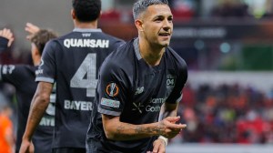 Facundo Medina festejó con un gol en la Europa League su convocatoria a la Selección Argentina