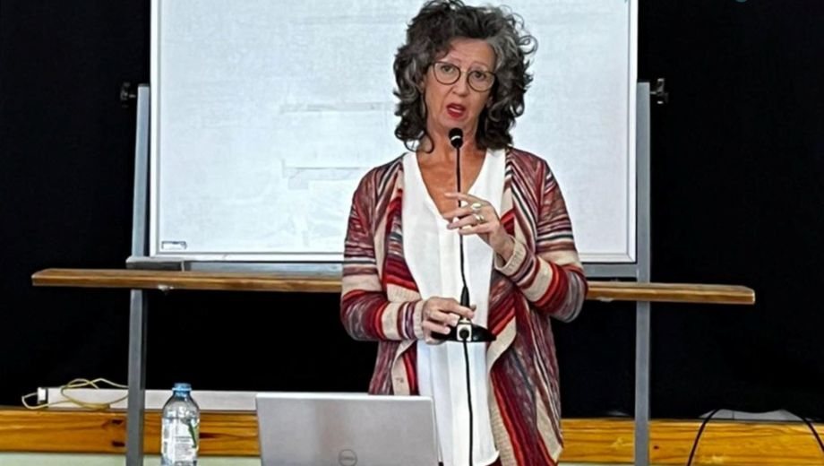 María Cristina Beute presentó la documentación para acceder a la jubilación. Foto: gentileza.