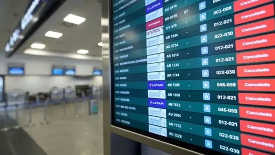 Vuelos afectados por el paro de ATE en aeropuertos