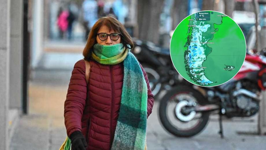 El frío "antártico" avanza sobre Argentina. Foto: Diario RÍO NEGRO