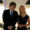 Imagen de Javier Milei y una funcionaria de Estados Unidos: el encuentro en Chile tras los dichos de Trump sobre Malvinas