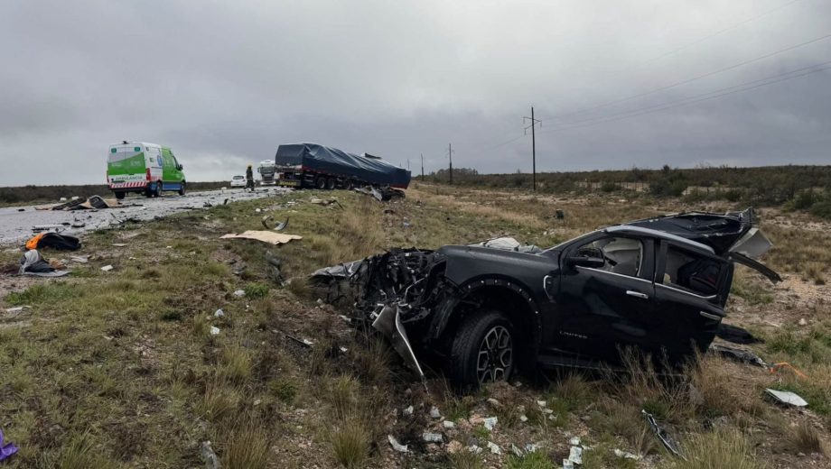 Choque fatal sobre la Ruta 251. Foto: gentileza Conesa Informa