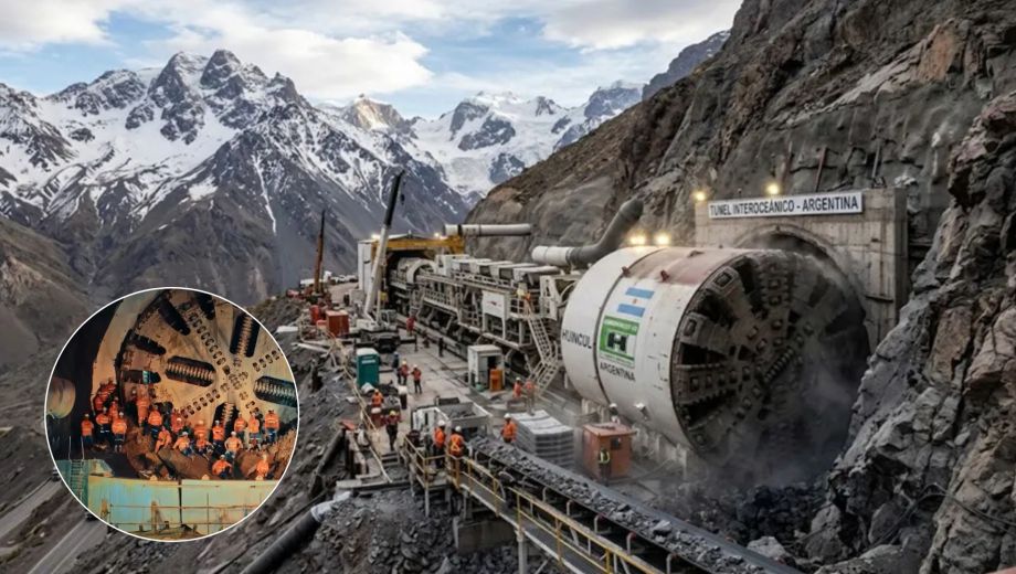 cómo será la vida de los operarios de la tuneladora que perforará los Andes