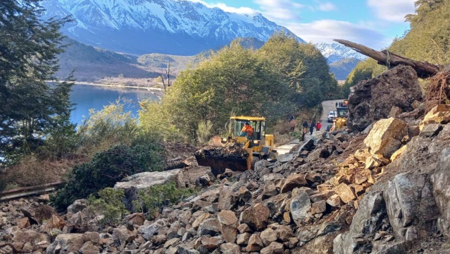Cómo está el tránsito en la Ruta 40 tras el derrumbe entre Bariloche y El Bolsón