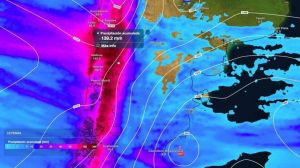 Nuevos efectos de El Niño: llega un potente río atmosférico a la Patagonia con lluvias persistentes y fuerte viento