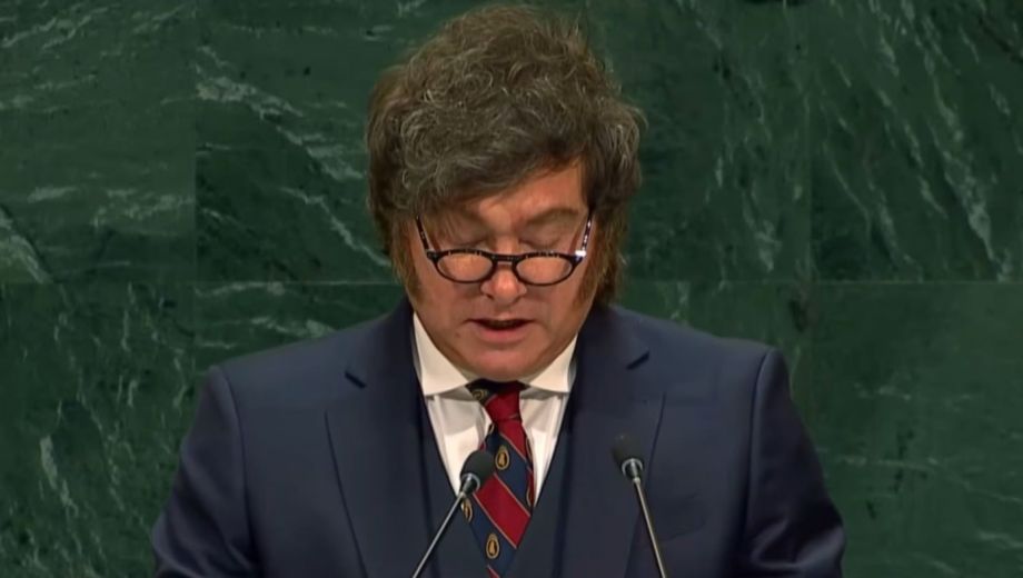 Javier Milei apuntó contra la ONU y defendió la causa Malvinas