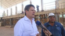 Imagen de Ciudad Deportiva de Neuquén: Mariano Gaido recorrió las obras estructurales y habló sobre los avances