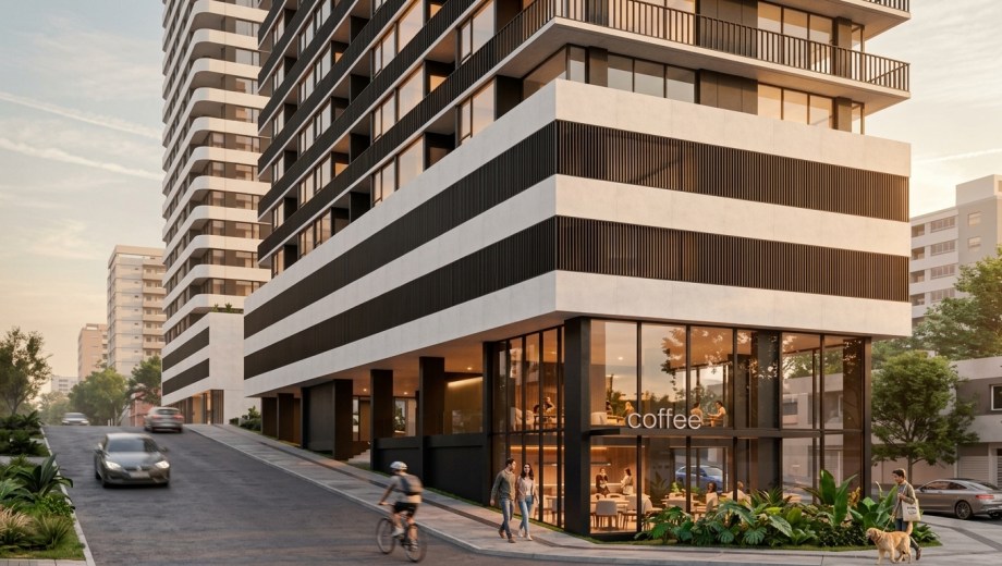 Green Tower del Alto (GTA) estará frente al futuro polo gastronómico.
