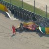 Imagen de El duro choque de Charles Lecrerc en el GP de Monza de la Fórmula 1