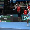 Imagen de Francisco Cerúndolo ya juega el primer punto de la serie de Copa Davis contra Turquía en el Ruca Che