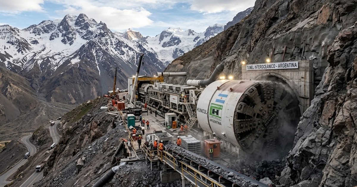Avances en el túnel internacional de Agua Negra que unirá Argentina y Chile