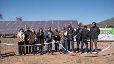 La Rioja inauguró un parque solar en Olta y avanza en su programa para impulsar las energías limpias