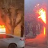 Imagen de Feroz incendio en Allen: Bomberos trabajan para contener las llamas en un lugar céntrico