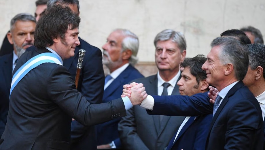 Javier Milei y Mauricio Macri. Foto: NA