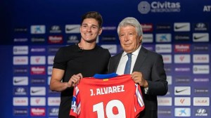 El presidente del Atlético de Madrid confirmó que Julián Álvarez se queda: «Nunca lo quisimos vender»