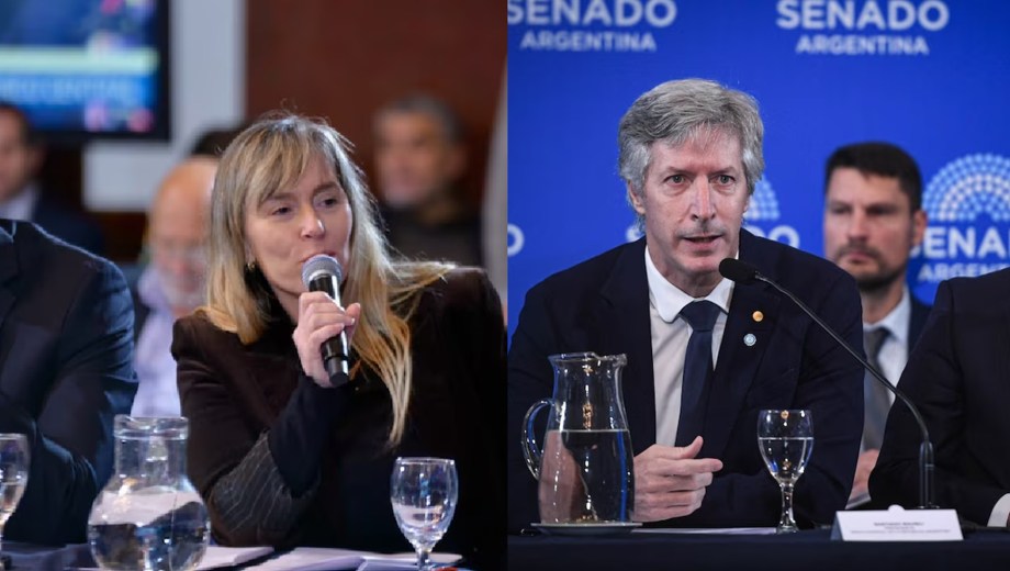 Juliana Di Tullio y Santiago Bausilli.