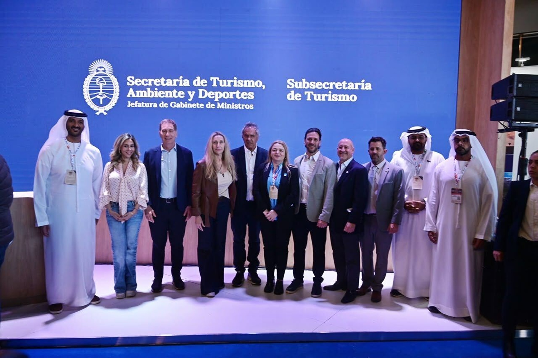 Karina Milei y Diego Santilli visitan la Feria Internacional de Turismo