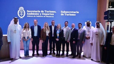 Karina Milei y Diego Santilli recorrieron la Feria Internacional de Turismo en La Rural